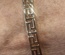 Thick Gold Bracelet, Greek Theme, with clasp
